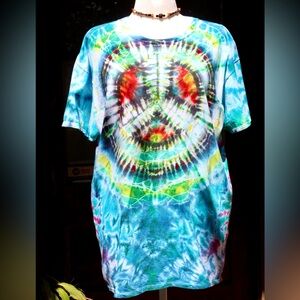 Tie Dye TShirt size XL FOTL Premium cotton T hand dyed NWT hot washed Unisex